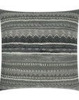 Crafting Smoke Grey Large Throw Pillow With Insert - Uptown Sebastian