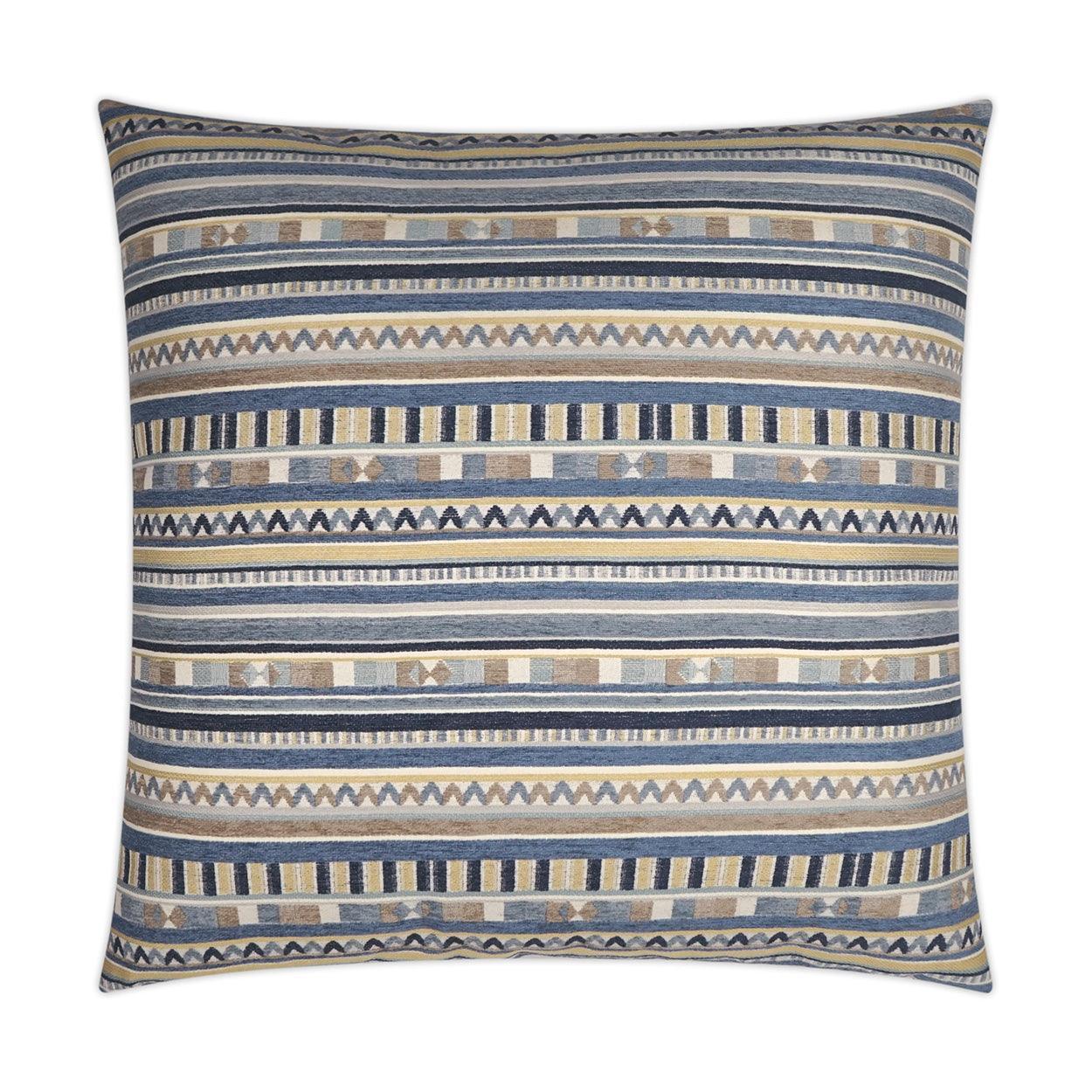 Crossing River Global Blue Large Throw Pillow With Insert - Uptown Sebastian