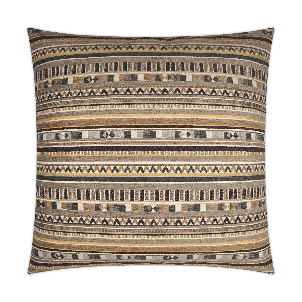 Crossing Sandstone Tan Taupe Brown Large Throw Pillow With Insert - Uptown Sebastian