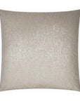 Dream Dust Flax Glam Tan Taupe Large Throw Pillow With Insert - Uptown Sebastian