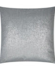 Dream Dust Pewter Glam Grey Silver Large Throw Pillow With Insert - Uptown Sebastian