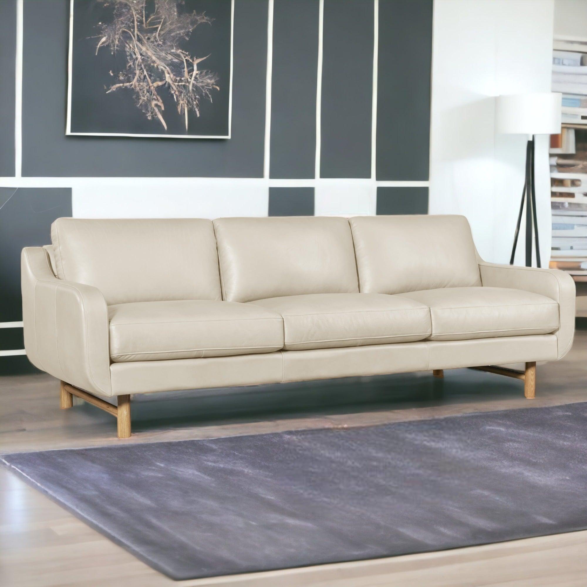 Elise Full Aniline Leather Sofa Handcrafted for Sustainability and Luxury - Uptown Sebastian