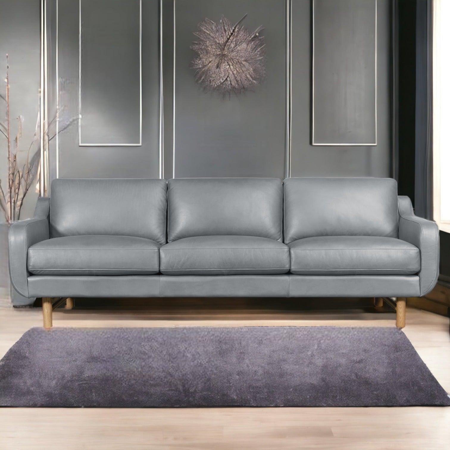 Elise Full Aniline Leather Sofa Handcrafted for Sustainability and Luxury - Uptown Sebastian
