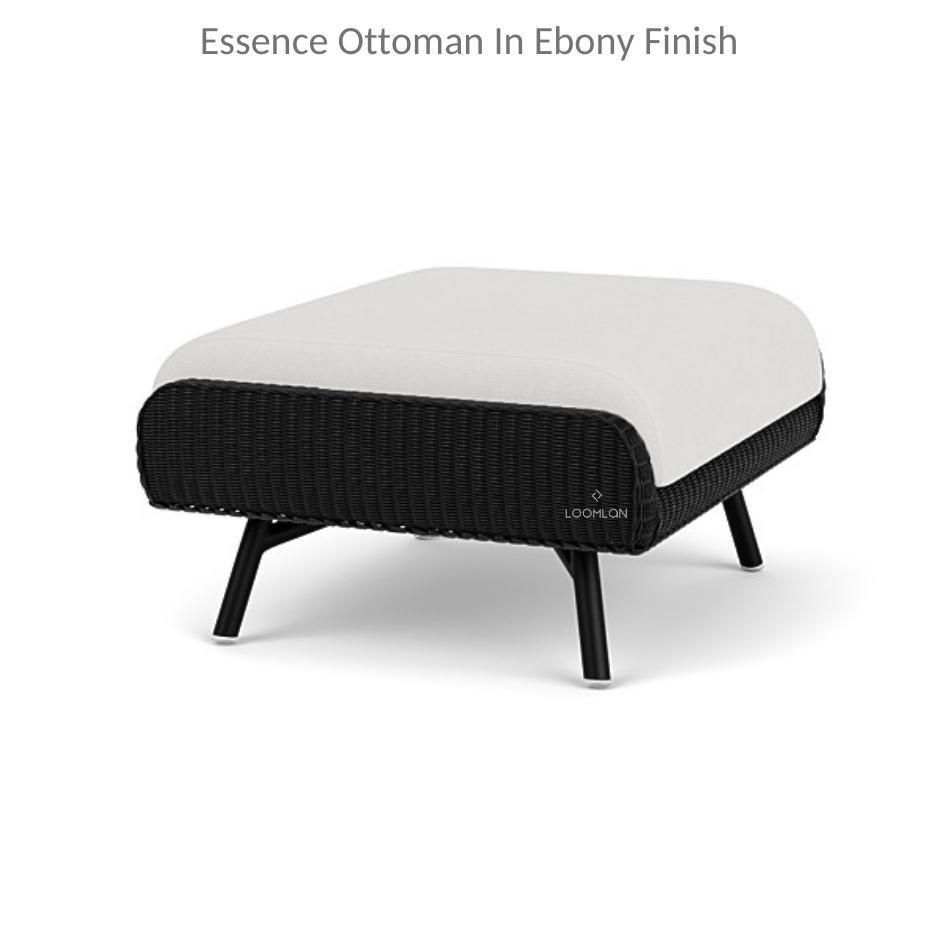 Essence Ottoman All Weather Wicker Furniture Lloyd Flanders - Uptown Sebastian