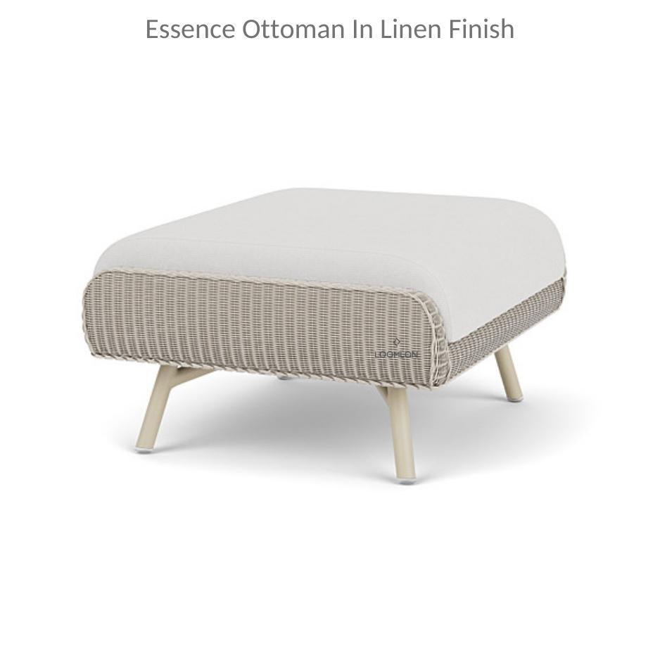 Essence Ottoman All Weather Wicker Furniture Lloyd Flanders - Uptown Sebastian