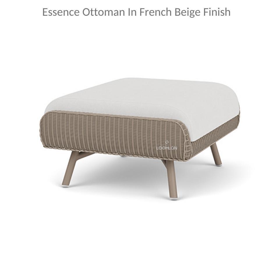 Essence Ottoman All Weather Wicker Furniture Lloyd Flanders - Uptown Sebastian