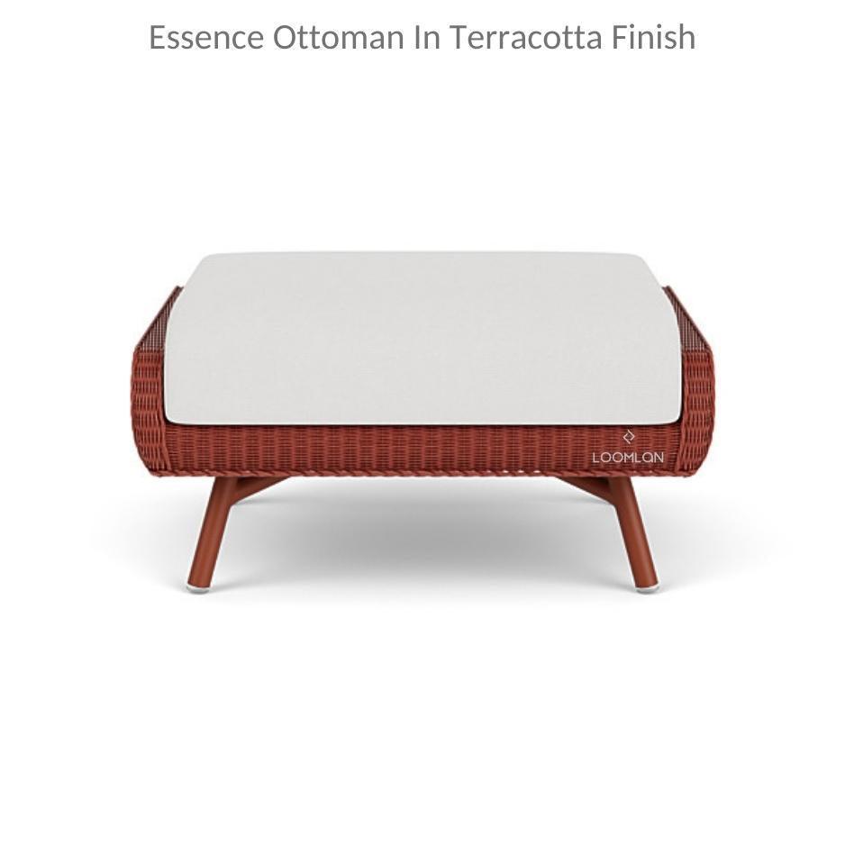 Essence Ottoman All Weather Wicker Furniture Lloyd Flanders - Uptown Sebastian