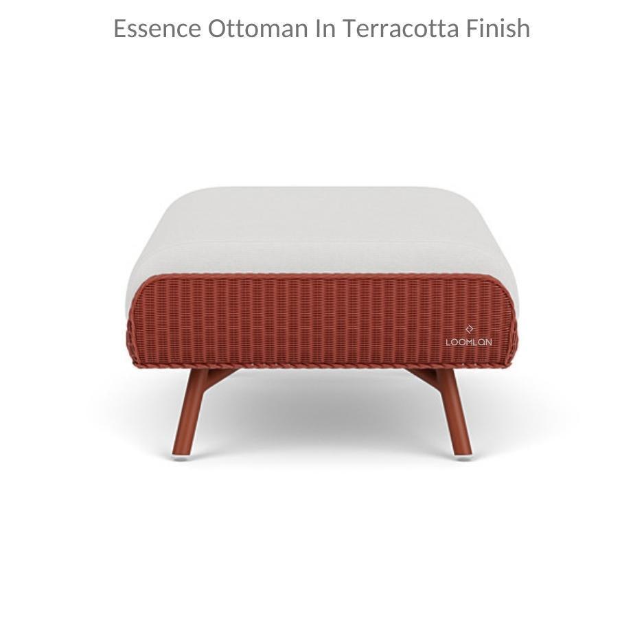 Essence Ottoman All Weather Wicker Furniture Lloyd Flanders - Uptown Sebastian