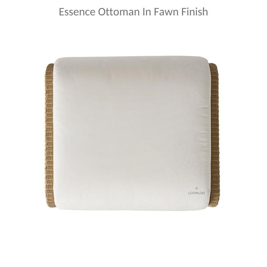 Essence Ottoman All Weather Wicker Furniture Lloyd Flanders - Uptown Sebastian