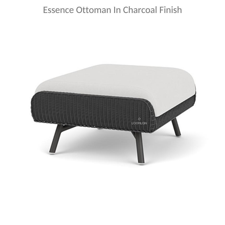 Essence Ottoman All Weather Wicker Furniture Lloyd Flanders - Uptown Sebastian