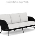 Essence Sofa All Weather Wicker Furniture Made in USA Lloyd Flanders - Uptown Sebastian