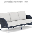 Essence Sofa All Weather Wicker Furniture Made in USA Lloyd Flanders - Uptown Sebastian