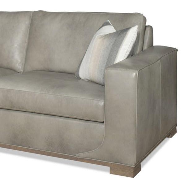 Fairview Custom Leather Sofa - Made to Order in the USA - Uptown Sebastian