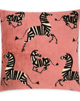 Farlowe Rose Animal Novelty Blush Large Throw Pillow With Insert - Uptown Sebastian