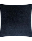 Felicity Ink Solid Textured Navy Large Throw Pillow With Insert - Uptown Sebastian