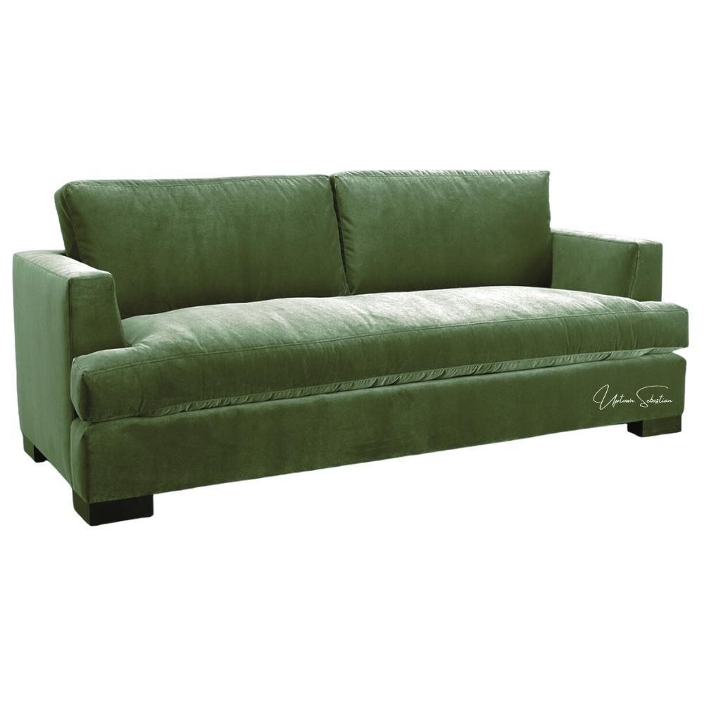 Floridian Fun - Tropical Handcrafted Leather Couch - Uptown Sebastian