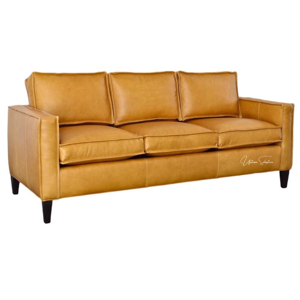 Freedom&#39;s Just Another Word for Custom Leather Sofa - Uptown Sebastian