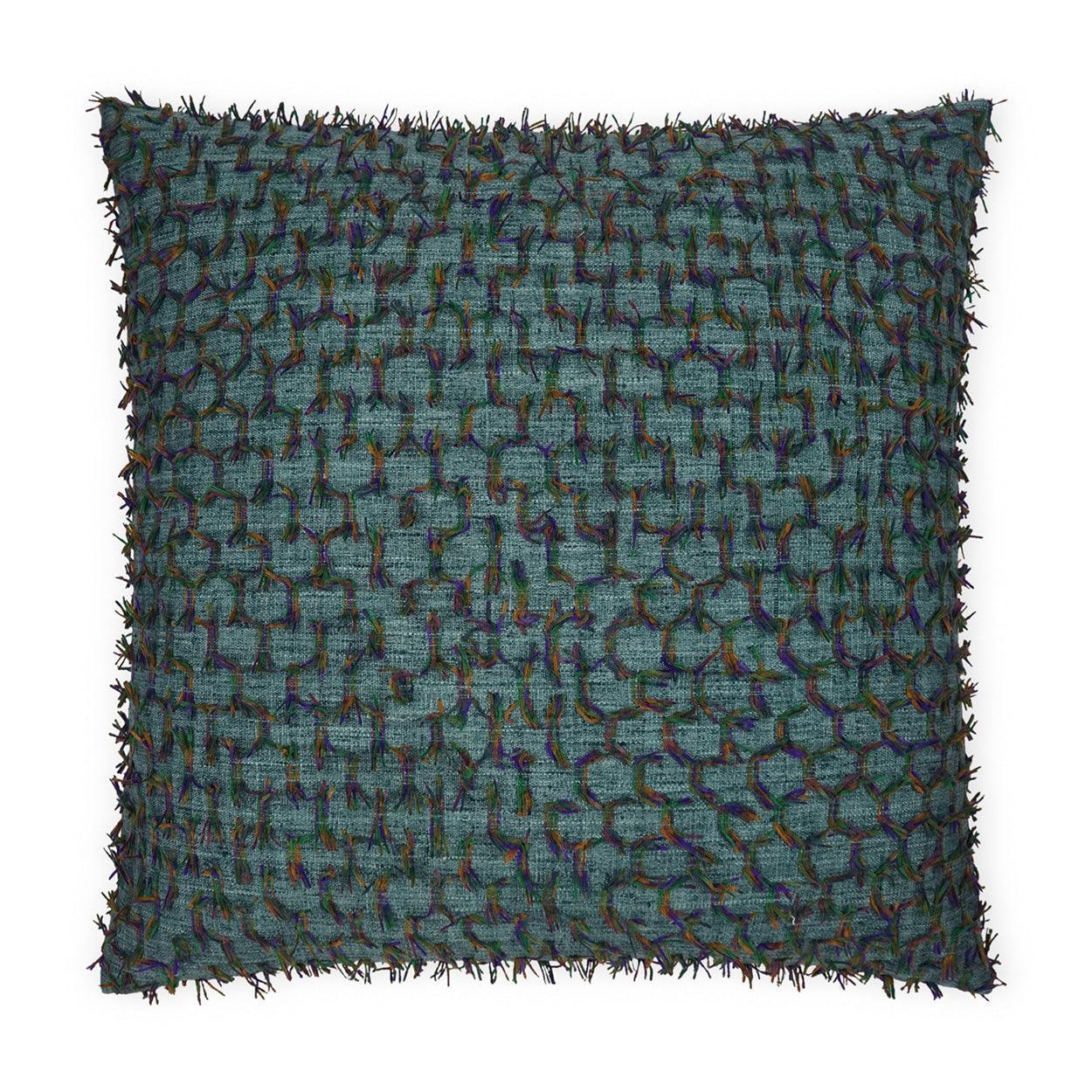 Frolic Malachite Global Green Large Throw Pillow With Insert - Uptown Sebastian