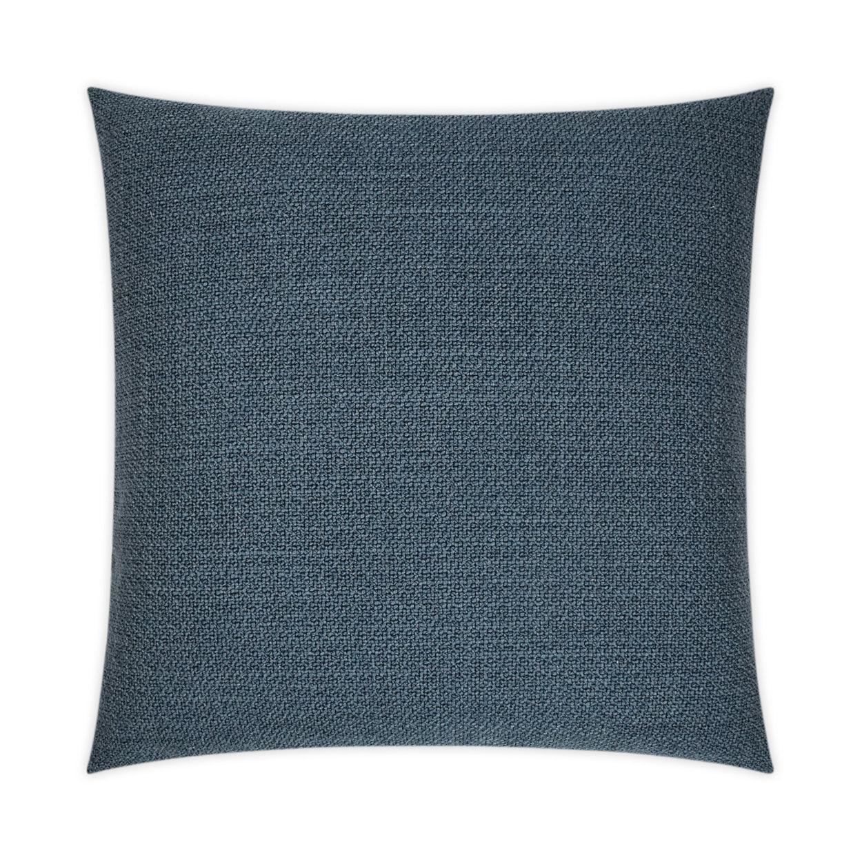 Futura Solid Blue Large Throw Pillow With Insert - Uptown Sebastian