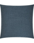 Futura Solid Blue Large Throw Pillow With Insert - Uptown Sebastian