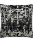 Gervais Abstract Global Black Large Throw Pillow With Insert - Uptown Sebastian