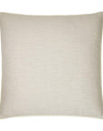 Ghent Ivory Solid Ivory Tan Taupe Large Throw Pillow With Insert - Uptown Sebastian
