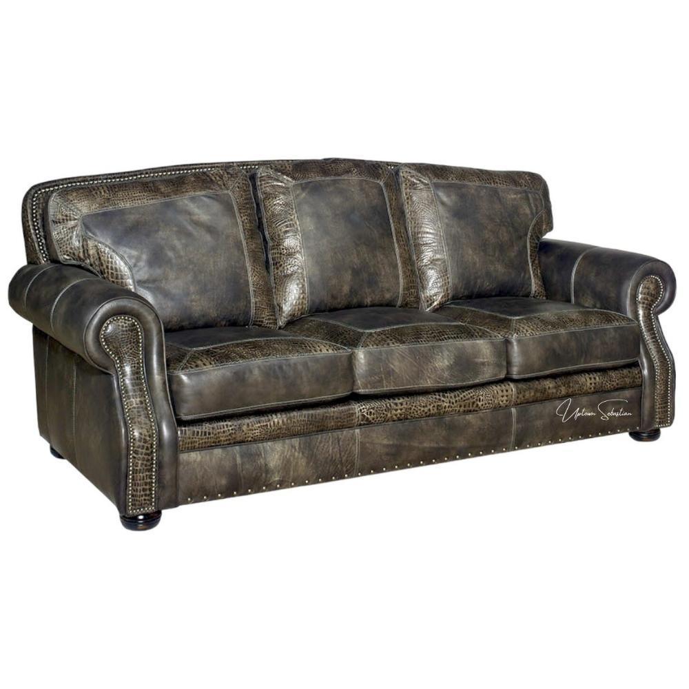 Golden Luxury - California Custom Leather Couch - Uptown Sebastian