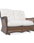 Grand Traverse 3Pc Set Gliding Loveseat Chair And Table Lloyd Flanders - Uptown Sebastian