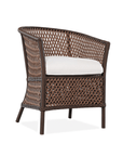 Grand Traverse Barrel Outdoor Dining Chair With Sunbrella Cushions - Uptown Sebastian