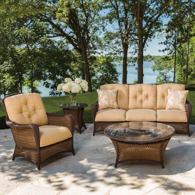 Grand Traverse Lounge Chair With Sunbrella Cushions Lloyd Flanders - Uptown Sebastian