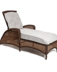 Grand Traverse Patio Adjustable Chaise Lounge With Sunbrella Cushions - Uptown Sebastian