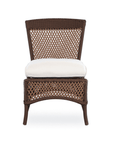 Grand Traverse Patio Armless Dining Chair With Sunbrella Cushions - Uptown Sebastian