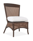 Grand Traverse Patio Armless Dining Chair With Sunbrella Cushions - Uptown Sebastian