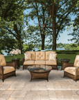 Grand Traverse Patio Deep Seating Sofa Set With Lounge Chairs And Tables - Uptown Sebastian