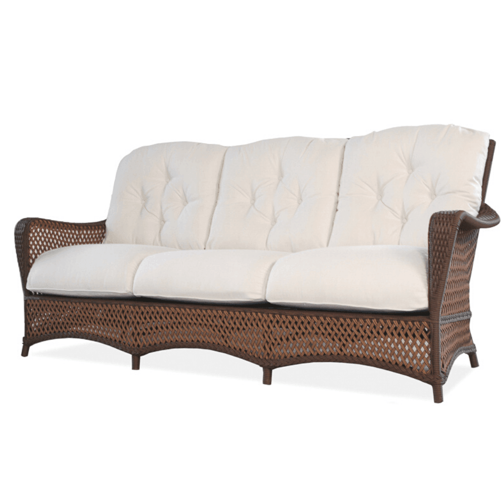Grand Traverse Patio Deep Seating Sofa With Sunbrella Cushions - Uptown Sebastian