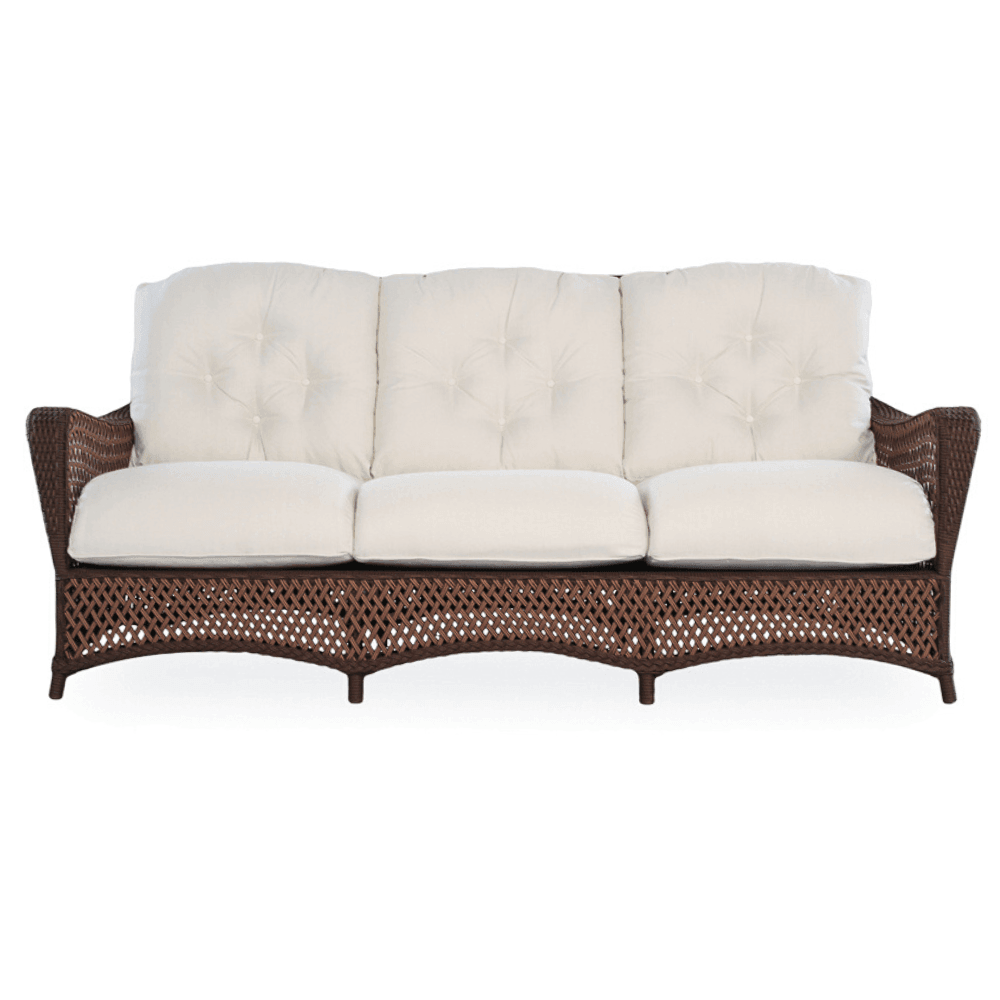 Grand Traverse Patio Deep Seating Sofa With Sunbrella Cushions - Uptown Sebastian