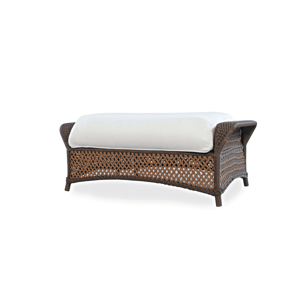 Grand Traverse Patio Large Ottoman With Sunbrella Cushions Lloyd Flanders - Uptown Sebastian