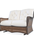 Grand Traverse Patio Loveseat Glider Rocking Chair With Tables - Uptown Sebastian