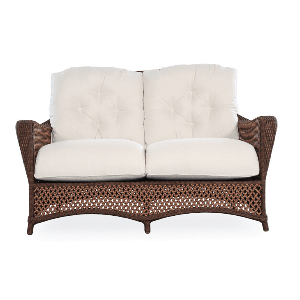 Grand Traverse Patio Loveseat With Sunbrella Cushions Lloyd Flanders - Uptown Sebastian