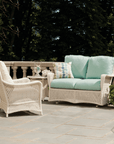 Grand Traverse Patio Loveseat With Sunbrella Cushions Lloyd Flanders - Uptown Sebastian