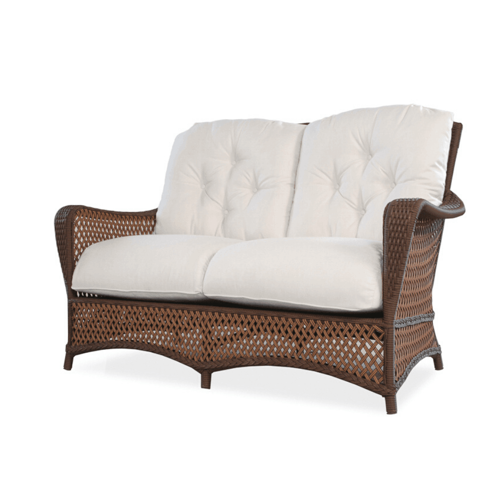 Grand Traverse Patio Loveseat With Sunbrella Cushions Lloyd Flanders - Uptown Sebastian