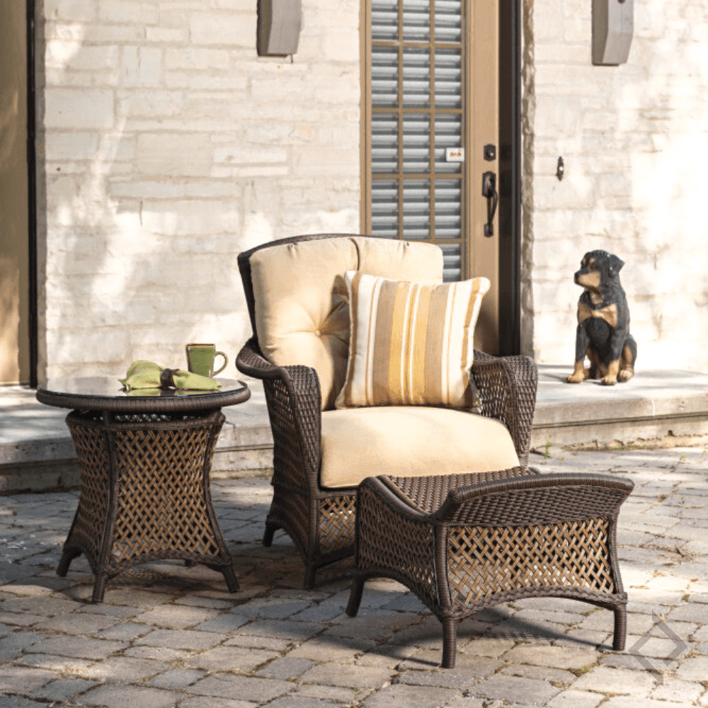 Grand Traverse Patio Ottoman Outdoor Furniture Lloyd Flanders - Uptown Sebastian