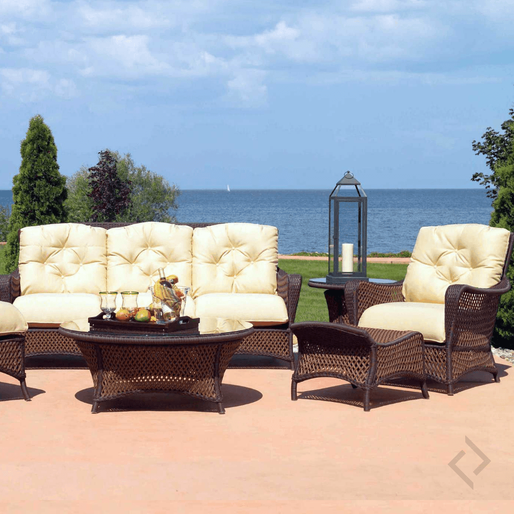 Grand Traverse Patio Ottoman Outdoor Furniture Lloyd Flanders - Uptown Sebastian