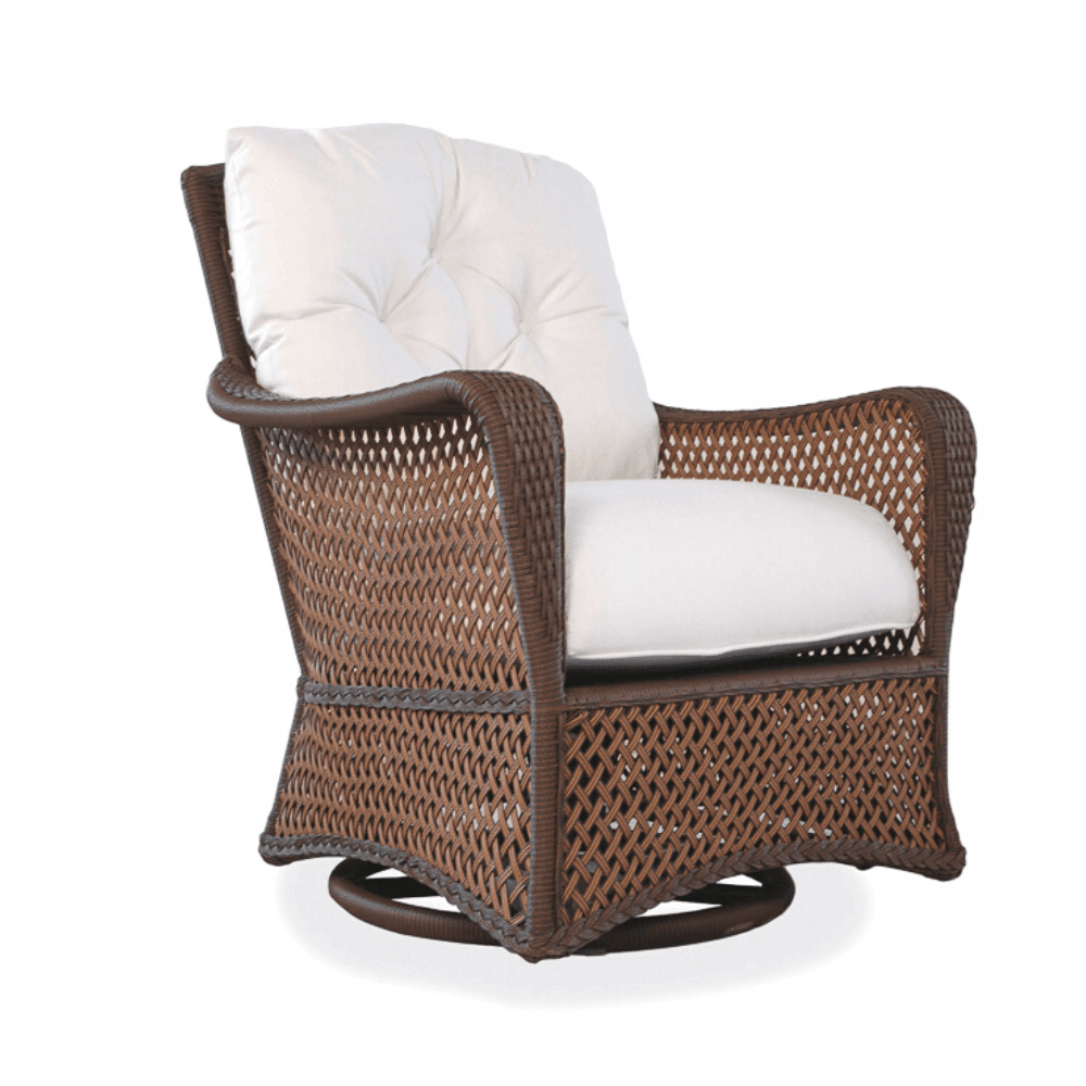 Grand Traverse Patio Swivel Glider Chair Replacement Cushions - Uptown Sebastian