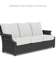 Hamptons All-Weather 3 Seater Sofa Wicker Outdoor Furniture Lloyd Flanders - Uptown Sebastian