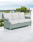 Hamptons All-Weather 3 Seater Sofa Wicker Outdoor Furniture Lloyd Flanders - Uptown Sebastian