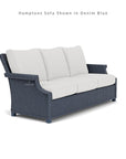 Hamptons All-Weather 3 Seater Sofa Wicker Outdoor Furniture Lloyd Flanders - Uptown Sebastian