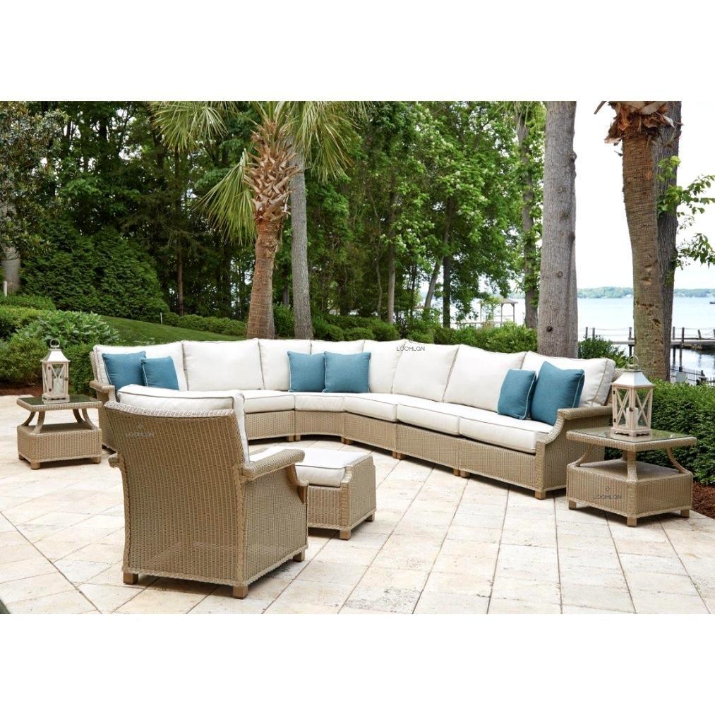 Hamptons Armless Sectional Unit All-Weather Outdoor Furniture - Uptown Sebastian