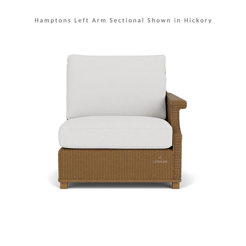 Hamptons Left Arm Sectional Unit All-Weather Outdoor Furniture - Uptown Sebastian