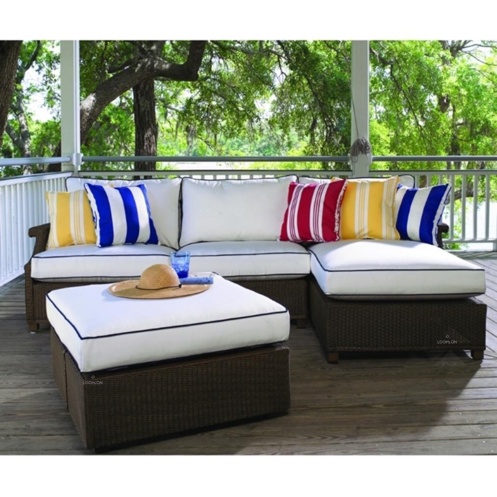 Hamptons Left Arm Sectional Unit All-Weather Outdoor Furniture - Uptown Sebastian